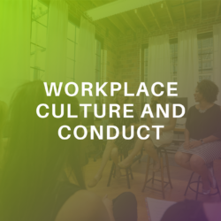 Workplace Culture and Conduct